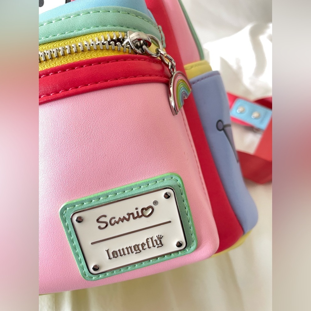 Sanrio Hello Kitty Backpack My Melody & Friends Kuromi Pink - Picture 8 of 10